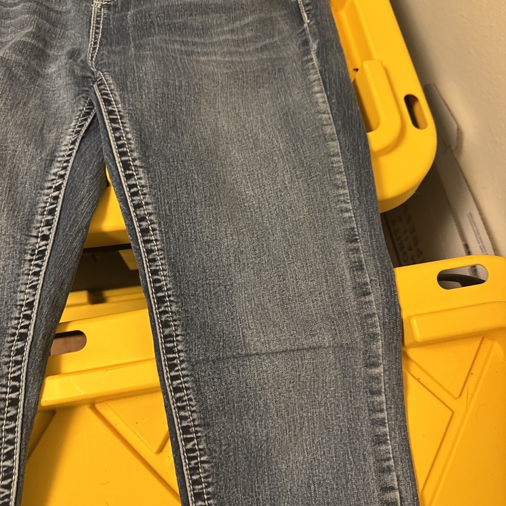 Vintage Soundgirl Women's Distressed Denim Jeans‎ Blue Size 9 - Picture 5 of 14